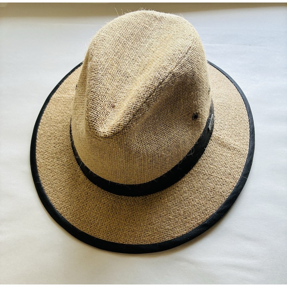 NWOT Connor 100% Hemp Woven Hat Men's Large Brown Beach Resort